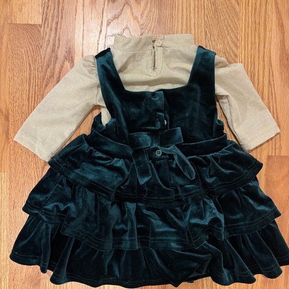 Baby/Toddler Girl Blueberi Boulevard Velvet jumper and top set! 12M - worn once! - Picture 8 of 8
